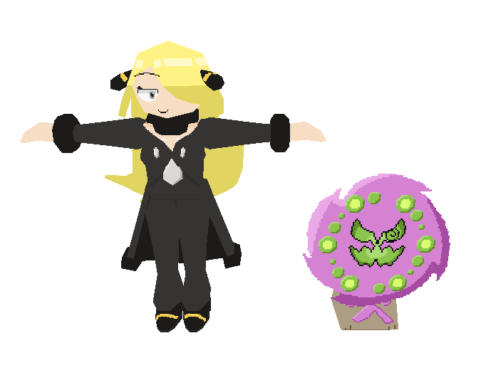 Cynthia &amp; Spiritomb (Pokémon)